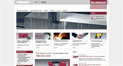 Desktop Screenshot of behringer.net